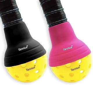 Pickleball Ball Retriever 2 Pack, Picks Up Easily Without Bending Down, Protects Your Back, Fits Any Standard Paddles, Elastic and Durable,...