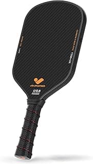 JOJOLEMON Pickleball Paddles, Carbon Fiber Pickleball Paddle with a 16mm Shark Power Polymer Core, The Pickleball Rackets Designed for Ulti...