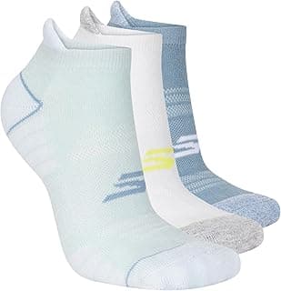 Skechers Women's 3-pack Performance Pickleball Low Cut Socks, Odor Control & Mesh Ventilation
